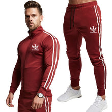 Load image into Gallery viewer, 2019 New fashion Print Men Sport Set Spring Tracksuit long Sleeve Hoodie Sweatshirt GYM Fitness Pants Workout Running Suit
